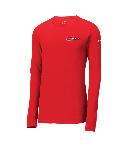 Nike Dri-FIT Cotton/Poly Long Sleeve Tee Black